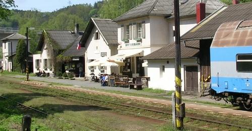 Davle Train station