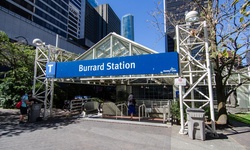 Real image from Burrard SkyTrain Station