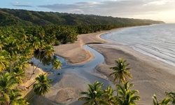 Real image from Cosón Beach and river