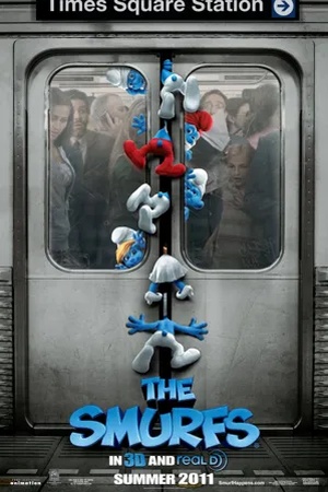 Poster Les Schtroumpfs 2011