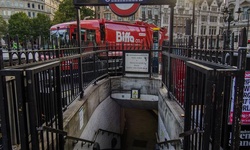 Real image from Charing Cross Underground Station