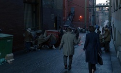 Movie image from Arch Alley (ao sul de Hastings, a oeste de Abbott)