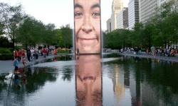 Movie image from Crown Fountain  (Millenium Park)