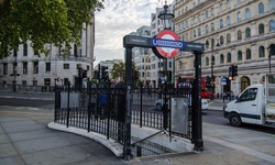 Real image from Charing Cross Underground Station