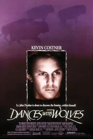  Poster Bailando con lobos 1990