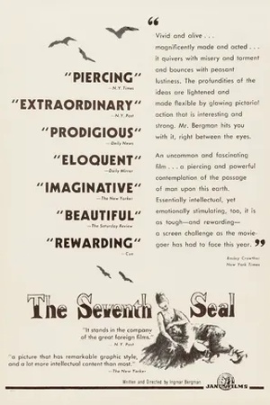 Poster Седьмая печать 1957
