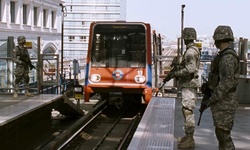 Movie image from Canary Wharf Train Station