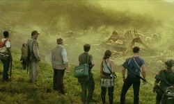 Movie image from A cemetery with giant bones on skull island