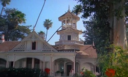 Movie image from Queen Anne Cottage and Coach Barn  (L.A. Arboretum)
