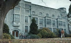 Movie image from University building