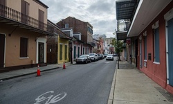 Real image from Burgundy Street (between Conti & St. Louis)