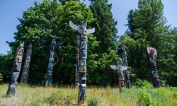 Real image from Totem Poles  (Stanley Park)