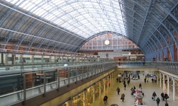 Real image from St. Pancras Station