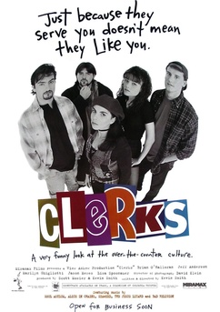 Poster Clerks, les employés modèles 1994