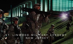 Movie image from Ft. Linwood Military Academy (landing area & entrance)