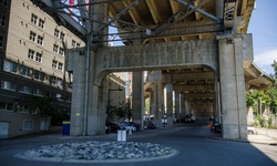 Real image from Under Granville Street Bridge