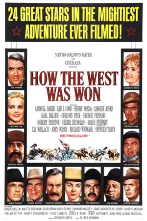 Poster How the West Was Won 1962