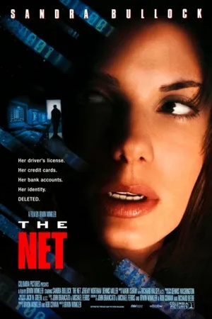 Poster Traque sur internet 1995