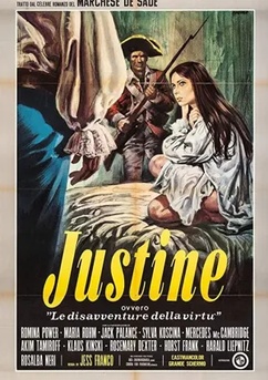 Poster Marquis de Sade's Justine 1969