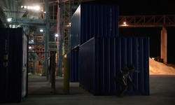 Movie image from Potash Silo  (Vancouver Wharves)