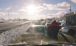 Movie image from Verkehrsstau auf der Brücke