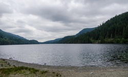 Real image from Playa Norte (Lago Buntzen)