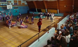Movie image from Devil's Kettle High School (gym/exterior)