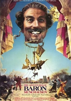 Poster Las aventuras del barón Munchausen 1988