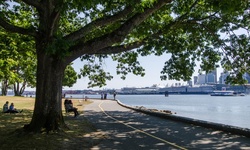 Real image from Hallelujah Point  (Stanley Park)