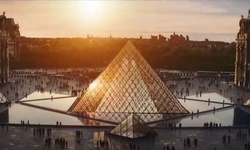 Movie image from Louvre Pyramid