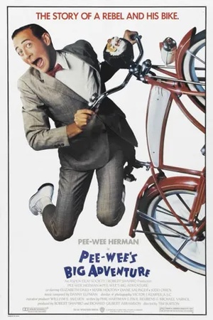 Poster Pee-wee Big Adventure 1985