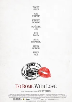 Poster To Rome with Love 2012