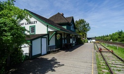 Real image from Fort Langley CN Station