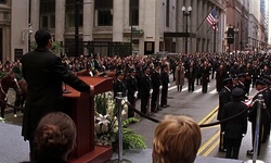 Movie image from Commissioner Leob's Funeral