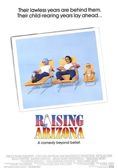 Poster Raising Arizona 1987