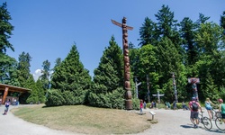 Real image from Totem Poles  (Stanley Park)