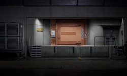 Movie image from Encom Tower (loading dock)