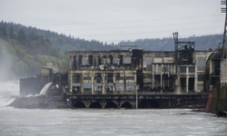 Real image from Willamette Falls Dam