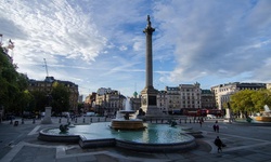 Real image from Trafalgar Square