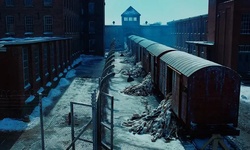 Movie image from Dachau military camp