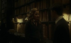 Movie image from Hogwarts (library)
