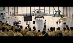 Movie image from The training center at the airbase