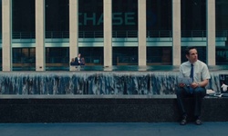 Movie image from The fountain outside the Life magazine office