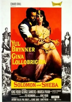 Poster Соломон и Шеба 1959
