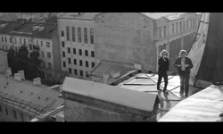 Movie image from The roof over Bob's apartment