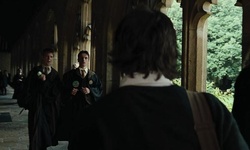 Movie image from Hogwarts (big quad)