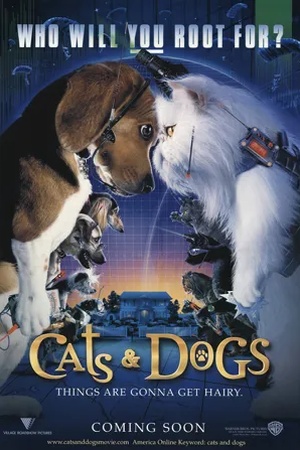 Poster Кошки против собак 2001