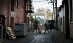 Movie image from Alley (south of Powell, west of Dunlevy)