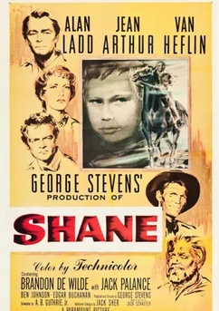 Poster Shane 1953