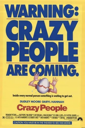 Poster Crazy People 1990